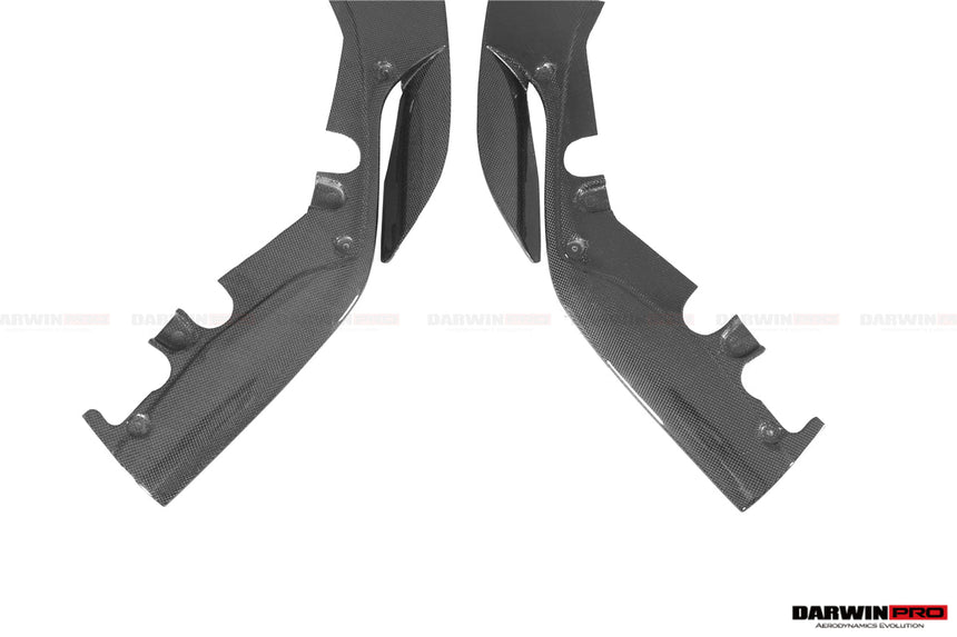 2018-2022 Ferrari 488 Pista Carbon Fiber Front Bumper Side Splitter