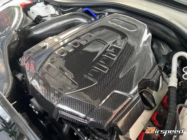 AUDI A6,A7 C7 3.0T Airspeed Brand 100% Dry Carbon Fiber Cold Air Intake System
