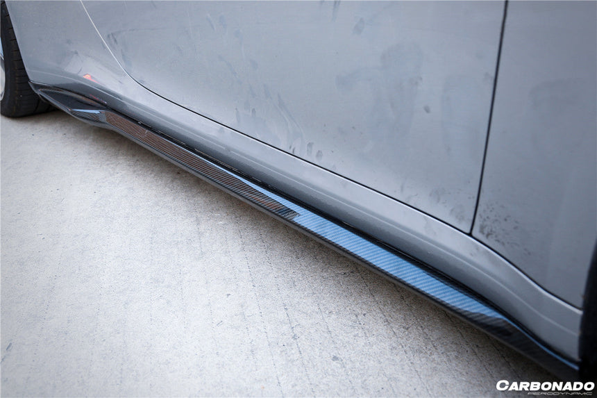 2019-2023 Porsche 911 992 Carrera/S/4/4S/Targa/Cabriolet WP Style Dry Carbon Fiber Side Skirts