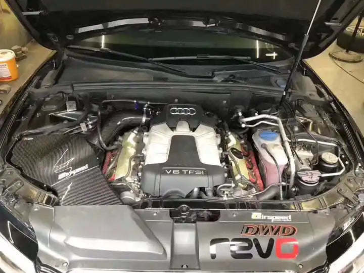 AUDI S5 B8 EA837 Airspeed Brand 100% Dry Carbon Fiber Cold Air Intake System