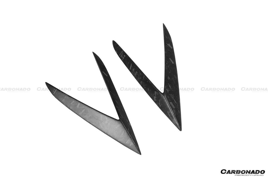 2015-2020 Lamborghini Huracan LP610 RZS Style Side Skirts Vent Canards