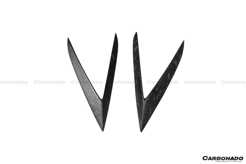 2015-2020 Lamborghini Huracan LP610 RZS Style Side Skirts Vent Canards