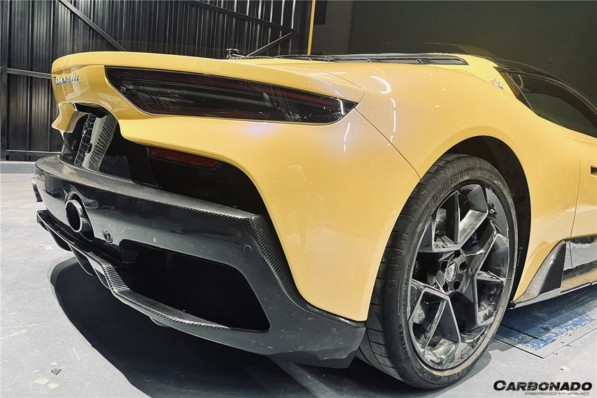 2020-UP Maserati MC20 OE Dry Carbon Fiber Rear Lip Diffuser