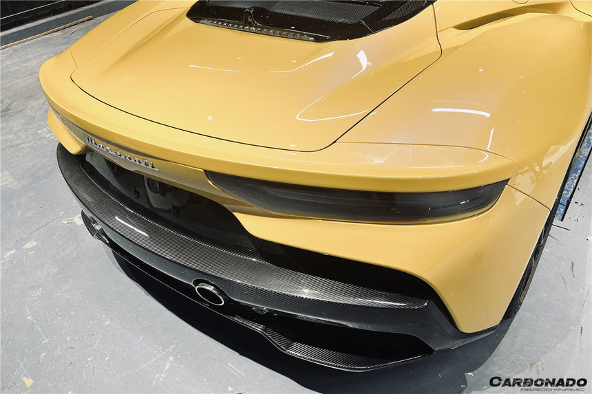 2020-UP Maserati MC20 OE Dry Carbon Fiber Rear Lip Diffuser
