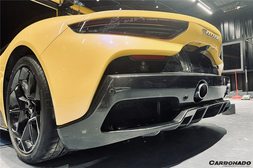 2020-UP Maserati MC20 OE Dry Carbon Fiber Rear Lip Diffuser