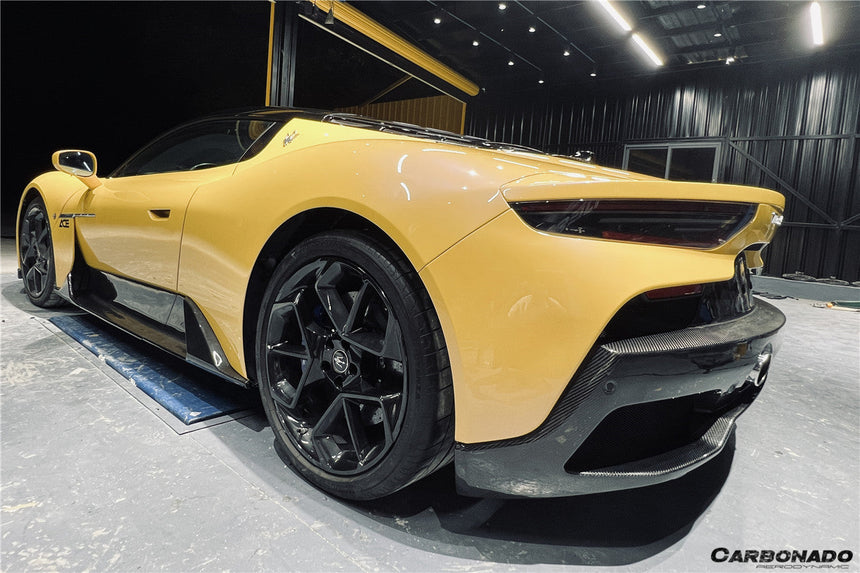 2020-UP Maserati MC20 OE Dry Carbon Fiber Rear Lip Diffuser