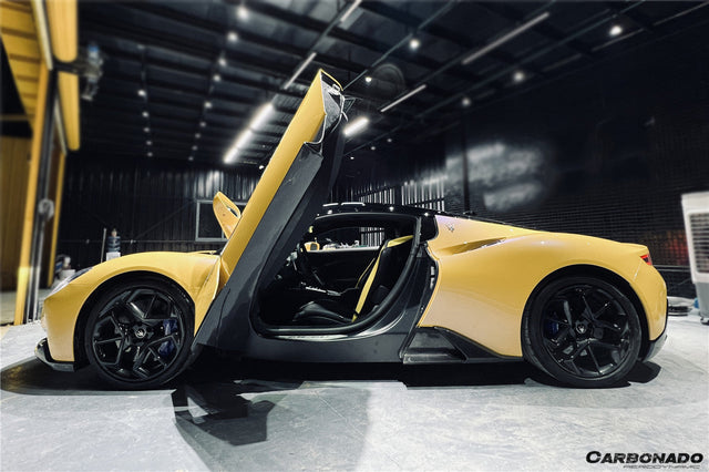 2020-UP Maserati MC20 OE Dry Carbon Fiber Side Skirts