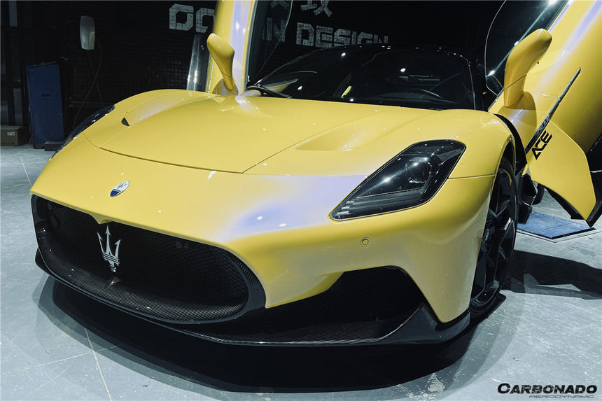 2020-UP Maserati MC20 OE Dry Carbon Fiber Front Lip