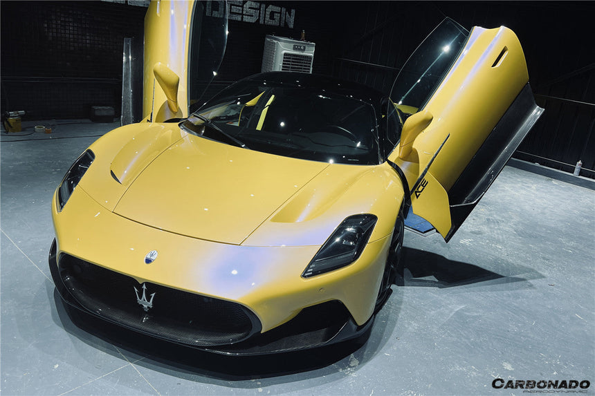 2020-UP Maserati MC20 OE Dry Carbon Fiber Front Lip