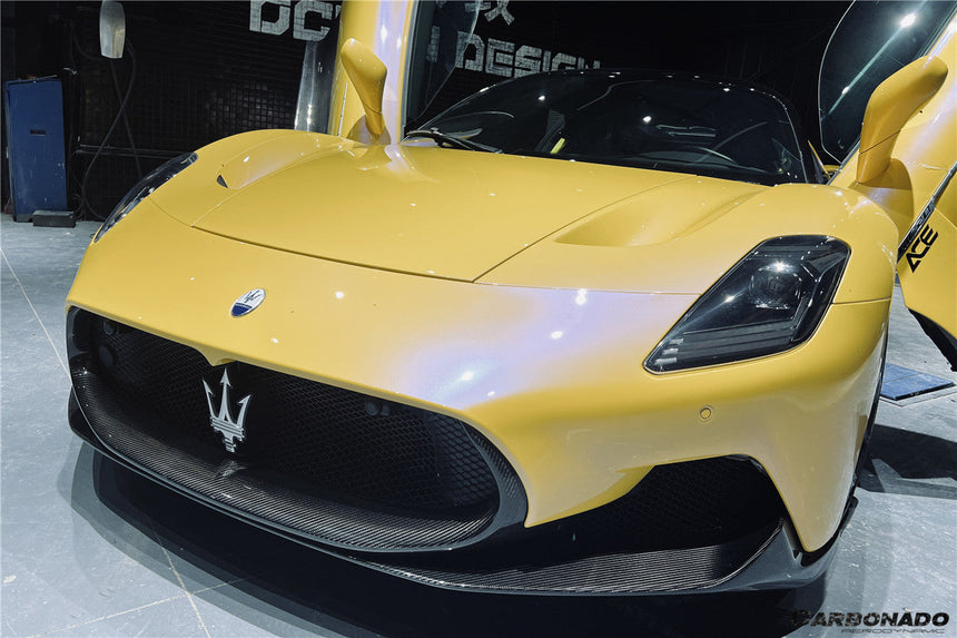 2020-UP Maserati MC20 OE Dry Carbon Fiber Front Lip