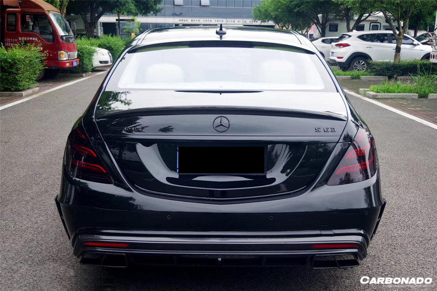 2017-2020 Mercedes Benz S63 W222 Sedan MSY Style Rear Bumper Vents