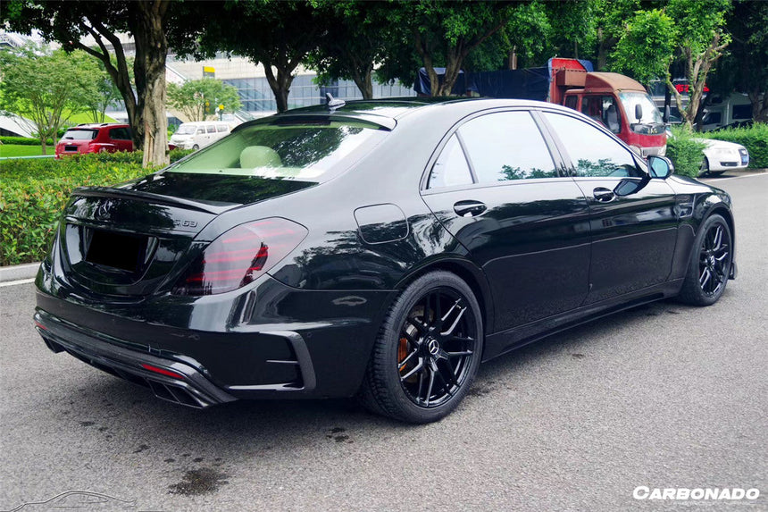 2017-2020 Mercedes Benz S63 W222 Sedan MSY Style Side Skirts