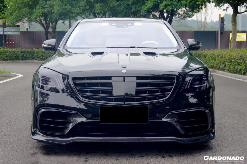 2017-2020 Mercedes Benz S63 W222 Sedan MSY Style Front Bumper Vents