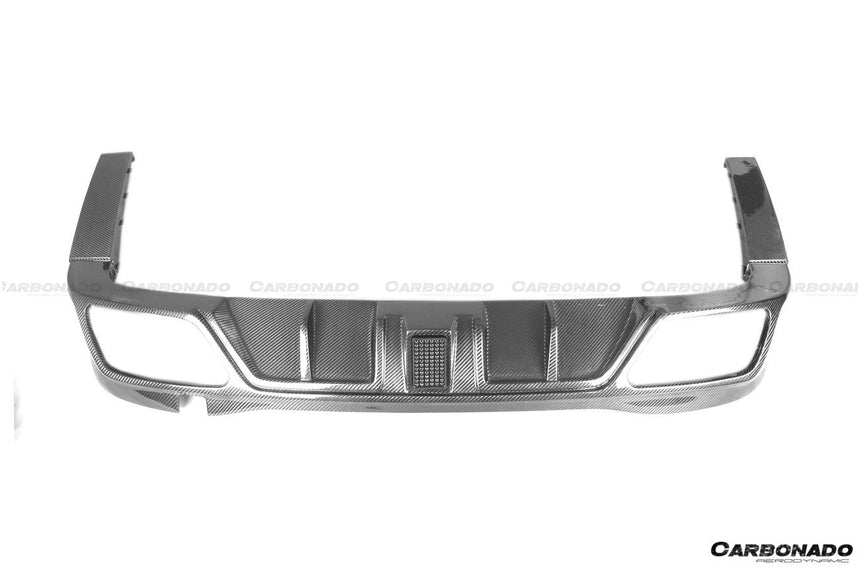2021-UP Mercedes Benz S Class W223 4Matic Sedan MSY Style Rear Lip with LED Light And Exhaust tips