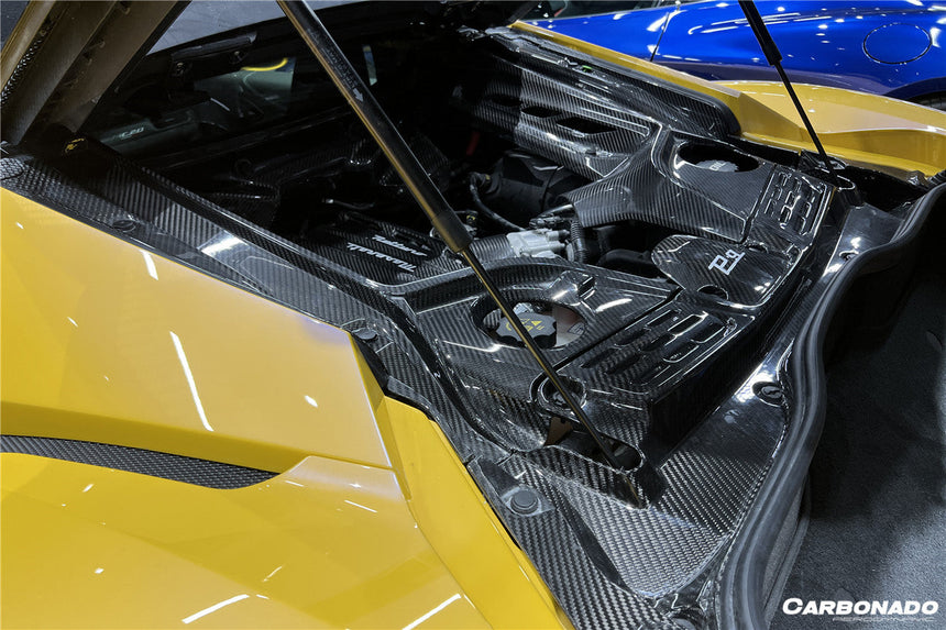 2020-UP Maserati MC20 Dry Carbon Fiber Engine Bay Room Interior