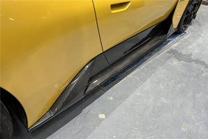 2020-UP Maserati MC20 OE Dry Carbon Fiber Side Skirts