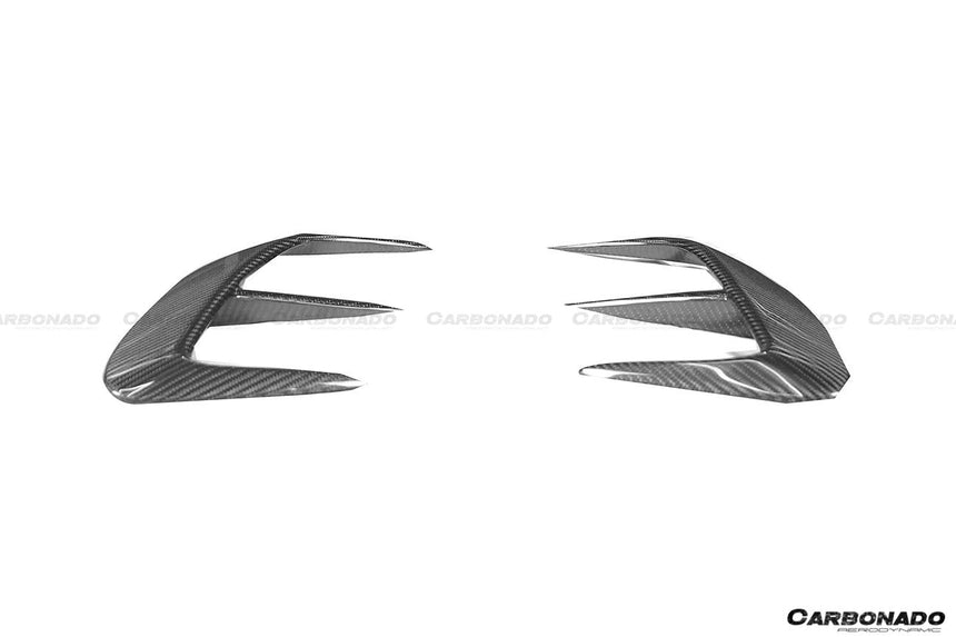 2017-2020 Mercedes Benz S63 W222 Sedan MSY Style Rear Bumper Vents