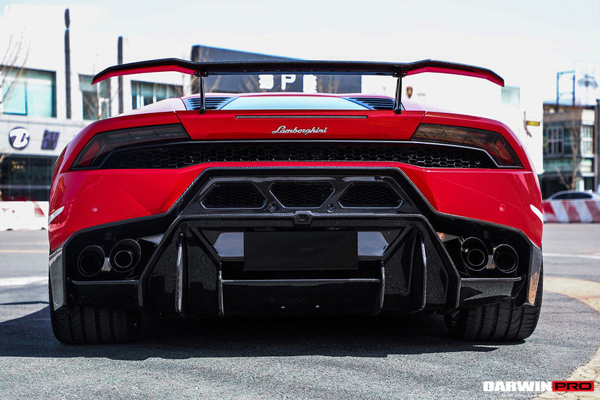 2015-2020 Lamborghini Huracan LP610-Style Carbon Rear Bumper Grill