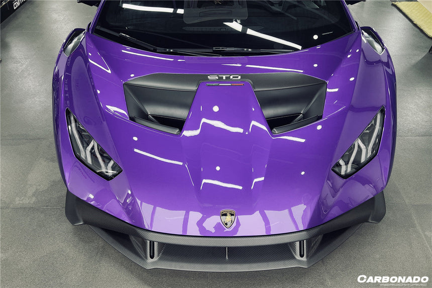 2021-UP Lamborghini Huracan STO Dry Carbon Fiber UP-Front Lip