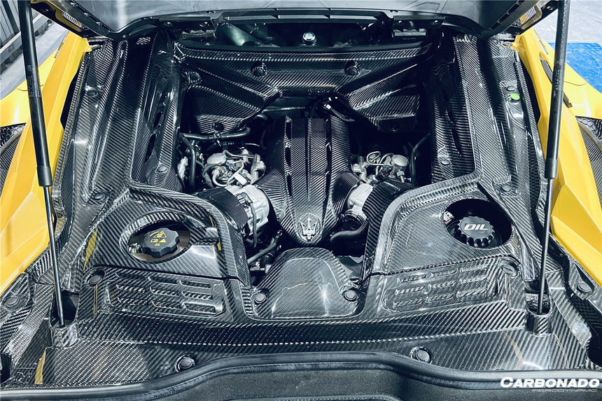 2020-UP Maserati MC20 Dry Carbon Fiber Engine Cover Replacement