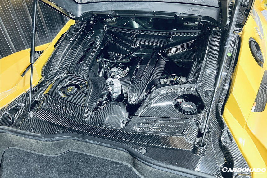 2020-UP Maserati MC20 Dry Carbon Fiber Engine Cover Replacement
