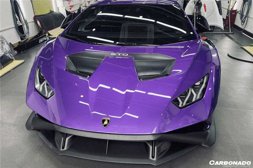 2021-UP Lamborghini Huracan STO Dry Carbon Fiber UP-Front Lip