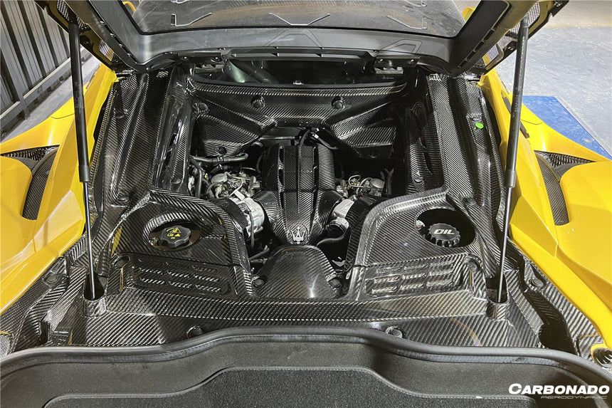 2020-UP Maserati MC20 Dry Carbon Fiber Engine Cover Replacement