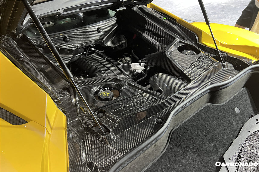 2020-UP Maserati MC20 Dry Carbon Fiber Engine Bay Room Interior