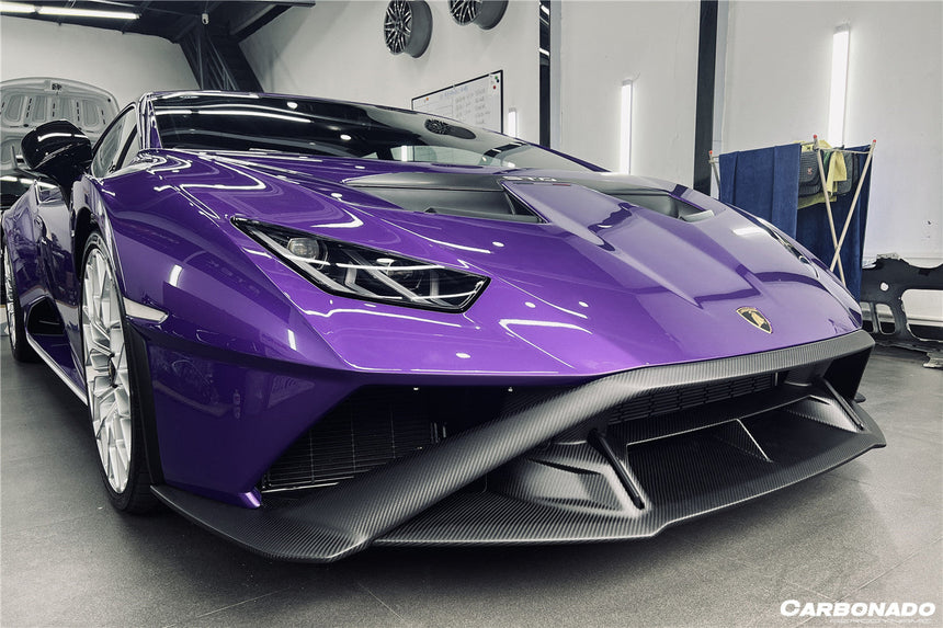 2021-UP Lamborghini Huracan STO Dry Carbon Fiber Down-Front Lip