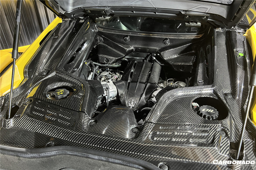 2020-UP Maserati MC20 Dry Carbon Fiber Engine Bay Room Interior