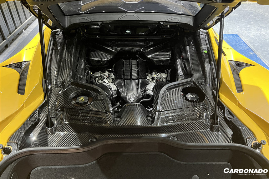 2020-UP Maserati MC20 Dry Carbon Fiber Engine Cover Replacement