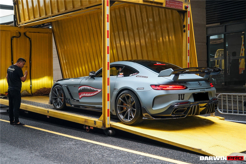 2017-2021 Mercedes Benz AMG GTC IMPII Part Carbon Fiber Rear Bumper With Exhasust tips