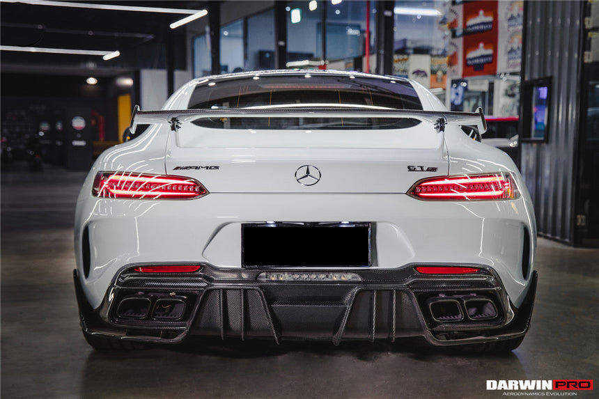 2017-2021 Mercedes Benz AMG GTC IMPII Part Carbon Fiber Rear Bumper With Exhasust tips