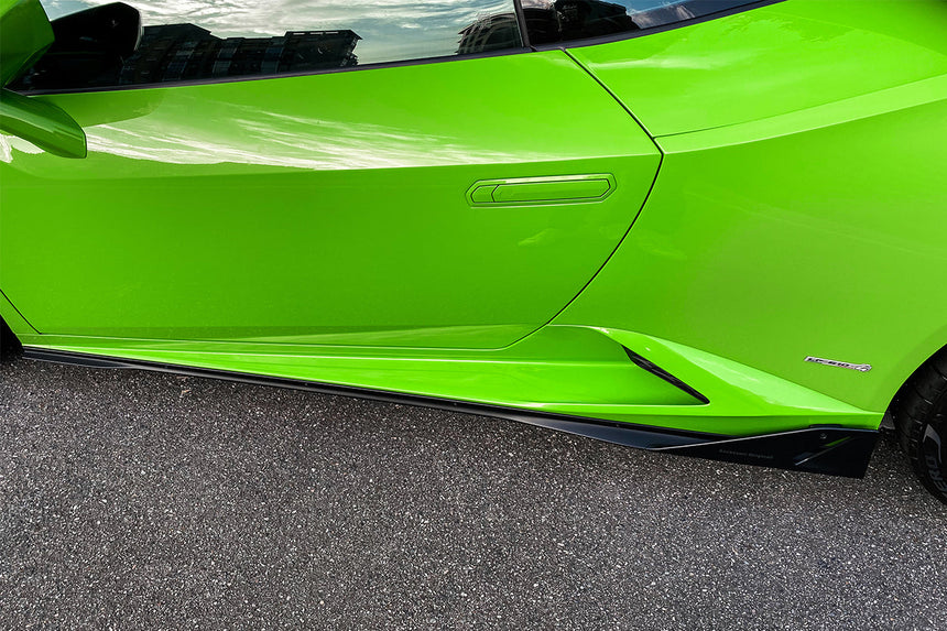 2015-2020 Lamborghini Huracan LP610/LP580 AO Style Carbon Fiber Side Skirts