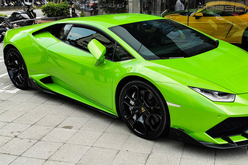 2015-2020 Lamborghini Huracan LP610/LP580 AO Style Carbon Fiber Side Skirts