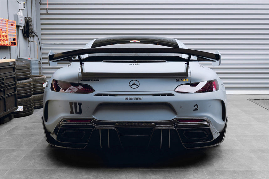 2017-2021 Mercedes Benz AMG GTC IMPII Part Carbon Fiber Rear Bumper With Exhasust tips