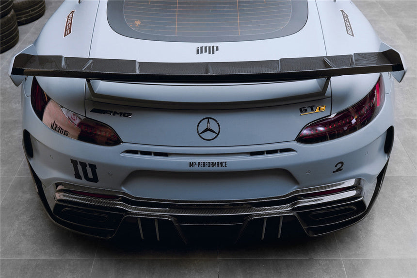 2017-2021 Mercedes Benz AMG GTC IMPII Part Carbon Fiber Rear Bumper With Exhasust tips