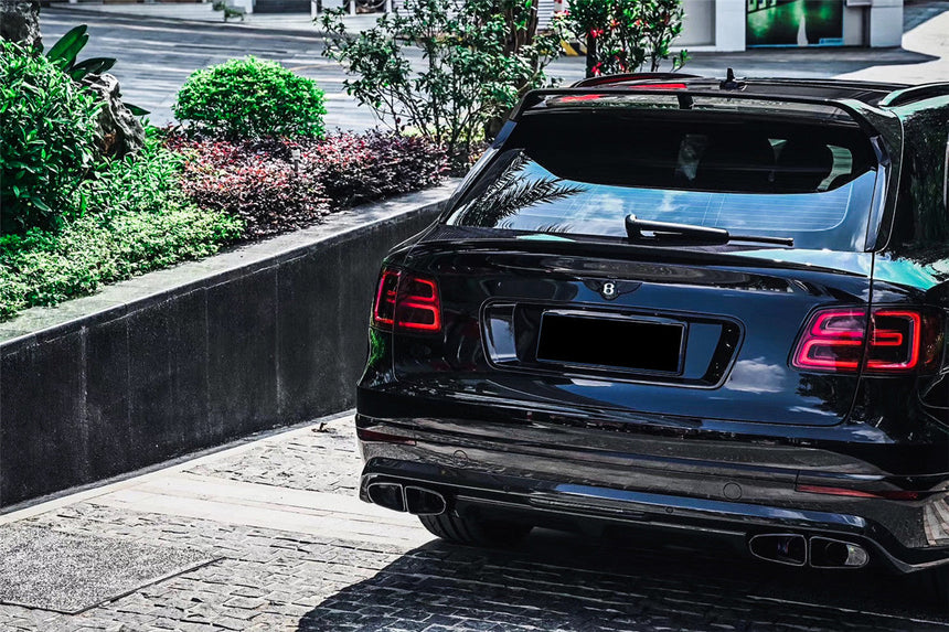 2016-2019 Bentley Bentayga OD Style Carbon Fiber Rear Lip
