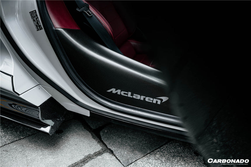 2020-2023 McLaren GT WP Style Dry Carbon Fiber Door Sills Trim