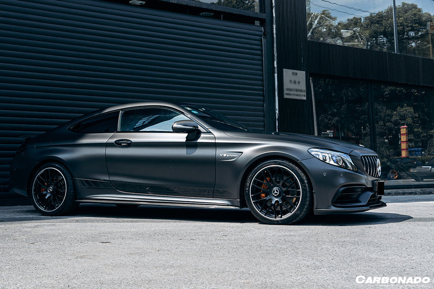 2015-2021 Mercedes Benz C-Class W205 Coupe PS Style Side Skirts