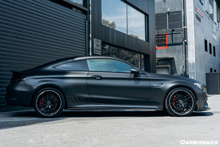 2015-2021 Mercedes Benz C-Class W205 Coupe PS Style Side Skirts
