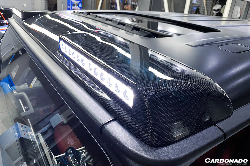 2019-2023 Mercedes Benz G-Class W464 G-Wagon BR Style Front Roof Spoiler