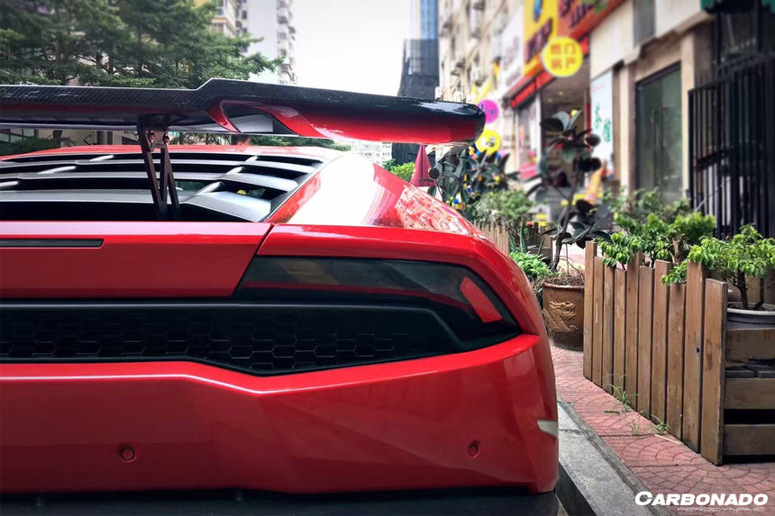 2015-2020 Lamborghini Huracan LP610/LP580 RZS Style Carbon Fiber Trunk Spoiler