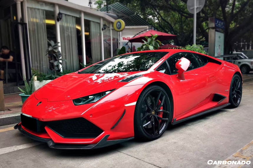 2015-2020 Lamborghini Huracan LP610 RZS Style Side Skirts Vent Canards