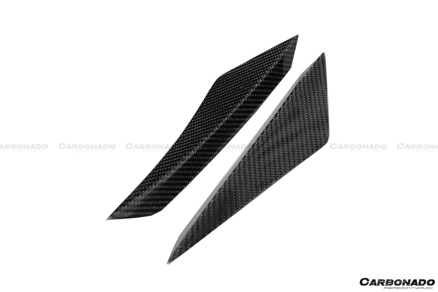 2015-2020 Lamborghini Huracan LP610 RZS Style Front Bumper Carbon Fiber Canard