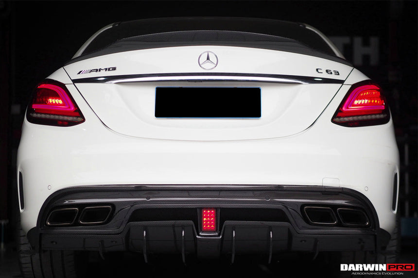 2015-2021 Mercedes Benz W205 C63/S AMG Sedan IMP Performance Carbon Fiber Rear Diffuser