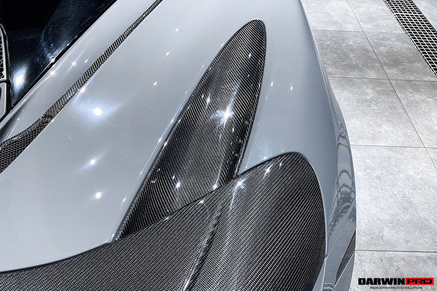 2017-2021 McLaren 720s Dry Carbon Fiber Rear Trunk Air Intake Vents Replacement