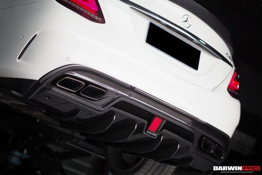 2015-2021 Mercedes Benz W205 C63/S AMG Sedan IMP Performance Carbon Fiber Rear Diffuser