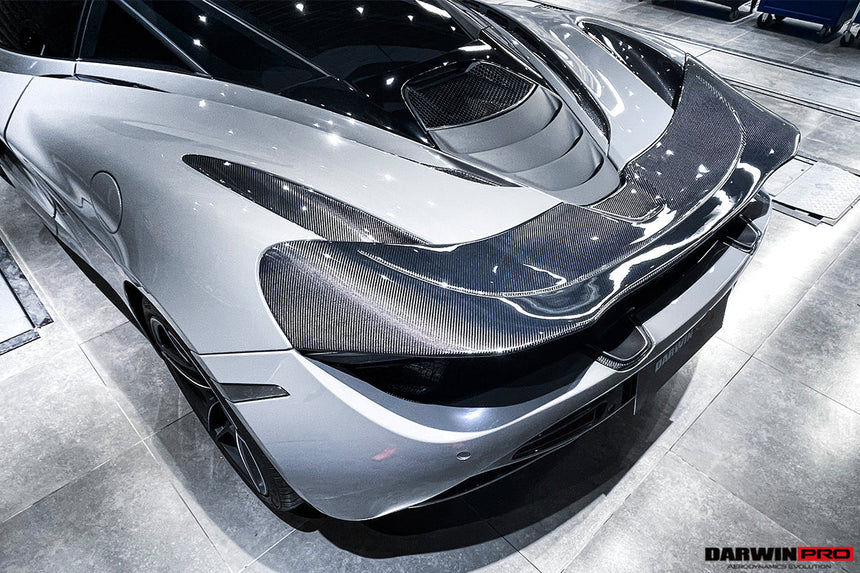 2017-2021 McLaren 720s Dry Carbon Fiber Rear Trunk Air Intake Vents Replacement