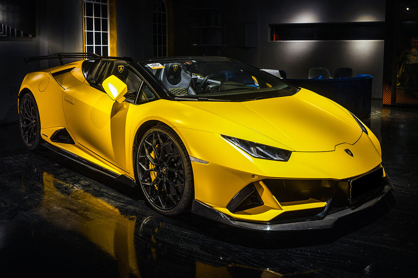 2019-2022 Lamborghini Huracan EVO 4WD OD Style Dry Carbon Front Lip